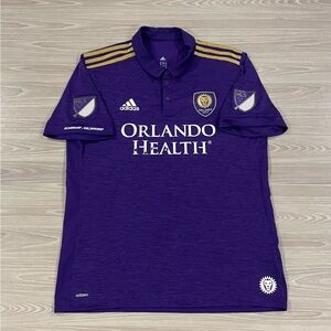 Adidas 2017/18 Orlando City Health Soccer Jersey Home Purple CX2302 Mens Size XL